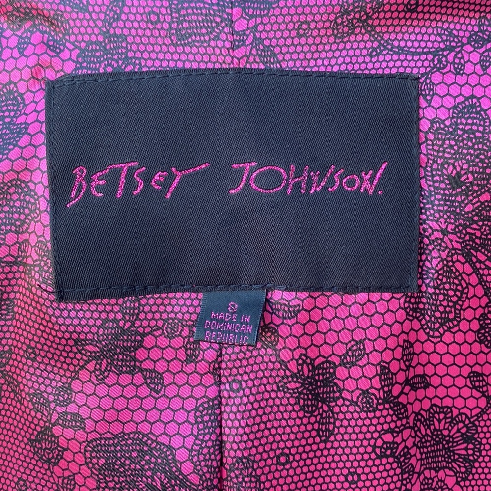 Betsey Johnson Heart Button Pea Coat - Picture 4 of 7